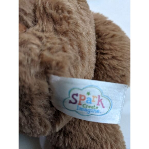 Spark Create Imagine  Reindeer  plush rattle crinkle ears red plaid 15" - Picture 5 of 6